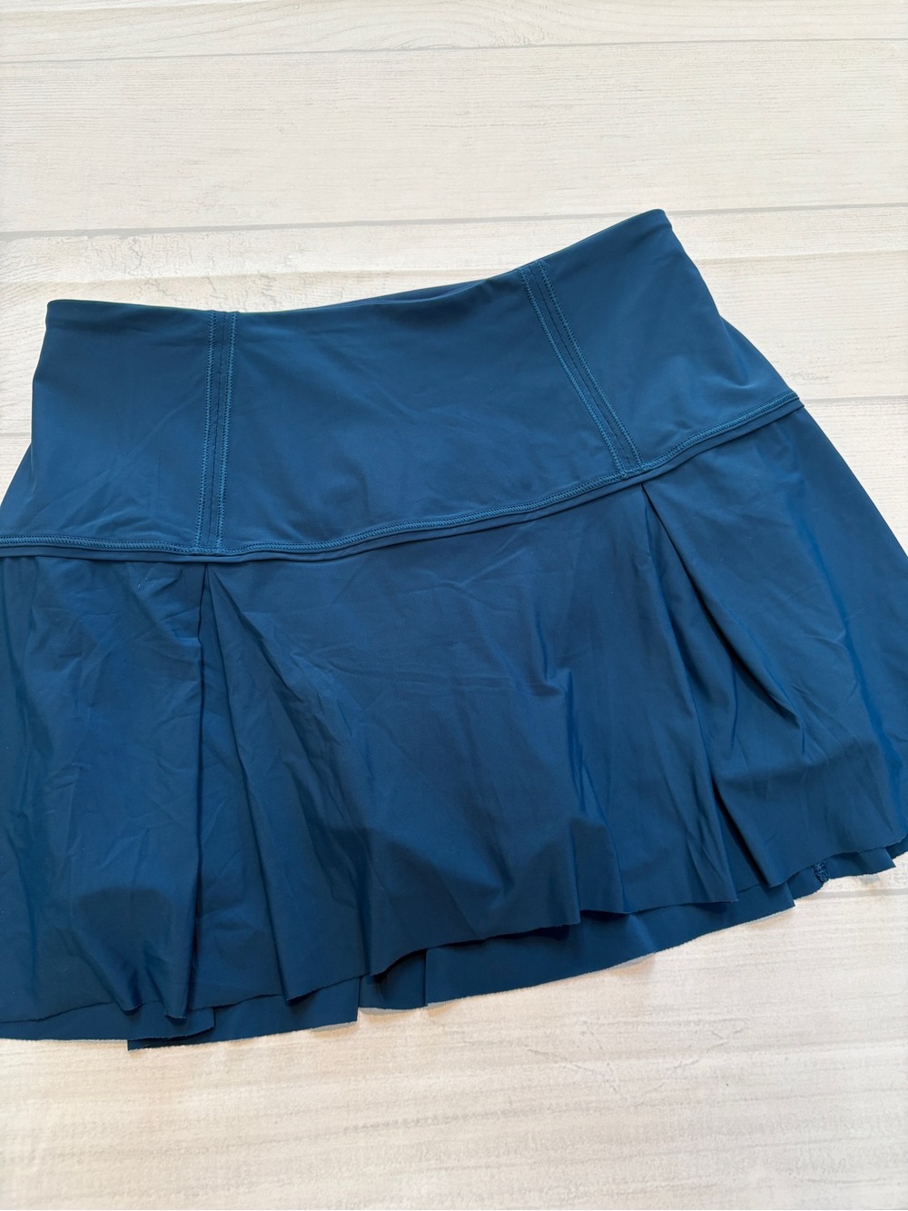 lululemon athletica Navy Blue Pleated Skater Skirt
